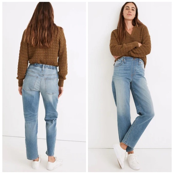 Madewell Denim - Madewell Women’s Pull On Stretch High Rise Keefe Wash Slouchy Women’s Jeans 27